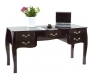 Bureau ministre 5 tiroirs LOUISA - coloris noir image 1