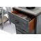 Cabinet  bois et m&eacute;tal industriel 3 tiroirs TREVOR