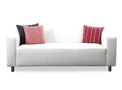 Canap&eacute; 3-4 places design blanc CAPRI