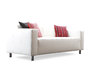 Canap&eacute; 3-4 places design blanc CAPRI