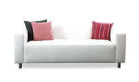 Canap&eacute; 3-4 places design blanc CAPRI
