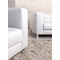 Canap&eacute; 3-4 places design blanc LINCOLN