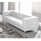 Canap&eacute; 3-4 places design blanc LINCOLN
