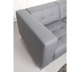 Canap&eacute; 3-4 places design gris LINCOLN