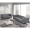 Canap&eacute; 3-4 places design gris LINCOLN