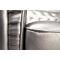 Canap&eacute; Chesterfield argent 2 places design
