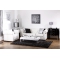 Canap&eacute; Chesterfield blanc 3 places design