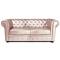 Canap&eacute; Chesterfield nacr&eacute; 3 places design
