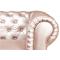 Canap&eacute; Chesterfield nacr&eacute; 3 places design