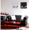 Canap&eacute; CHESTERFIELD noir 2 places