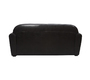 Canap&eacute; Club convertible cuir marron 3 places - cuir de buffle