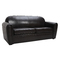 Canap&eacute; Club convertible cuir marron 3 places - cuir de buffle