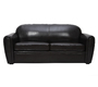 Canap&eacute; Club convertible cuir marron 3 places - cuir de buffle