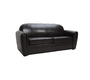 Canap&eacute; Club convertible cuir marron 3 places - cuir de buffle