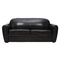 Canap&eacute; Club convertible cuir marron 3 places - cuir de buffle
