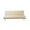 Canap&eacute; convertible beige moderne 3 places polyur&eacute;thane Phoenix