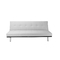 Canap&eacute; convertible blanc moderne 3 places polyur&eacute;thane Phoenix
