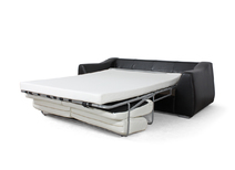 Canap&eacute; convertible design 2-3 places DORMIRO presto blanc et noir DAKOTA