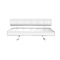 Canap&eacute; convertible design argent BROADWAY