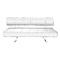 Canap&eacute; convertible design argent BROADWAY