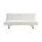 Canap&eacute; convertible design blanc CHARLESTON