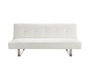 Canap&eacute; convertible design blanc CHARLESTON