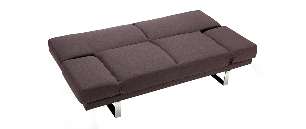 Canap&eacute; convertible design brun ATLANTA