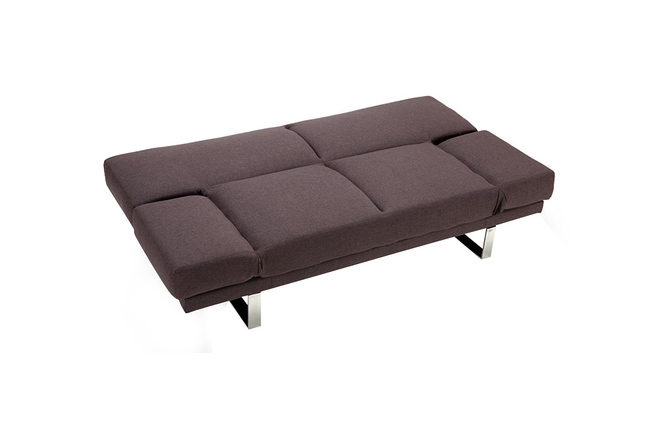 Canap&eacute; convertible design brun ATLANTA