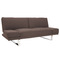 Canap&eacute; convertible design brun ATLANTA