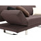 Canap&eacute; convertible design brun ATLANTA
