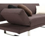 Canap&eacute; convertible design brun ATLANTA