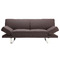 Canap&eacute; convertible design brun ATLANTA