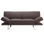 Canap&eacute; convertible design brun ATLANTA