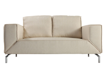Canap&eacute; convertible design cr&egrave;me TOLEDO