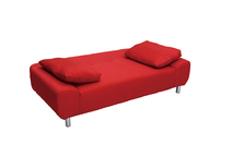 Canap&eacute; convertible design framboise TULSA