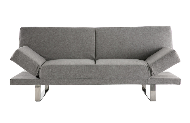 Canap&eacute; convertible design gris ATLANTA