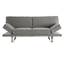 Canap&eacute; convertible design gris ATLANTA