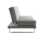 Canap&eacute; convertible design gris ATLANTA