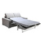 Canap&eacute; convertible design gris RAPIDO HAMILTON