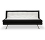 Canap&eacute; convertible design noir et blanc TRIBECA