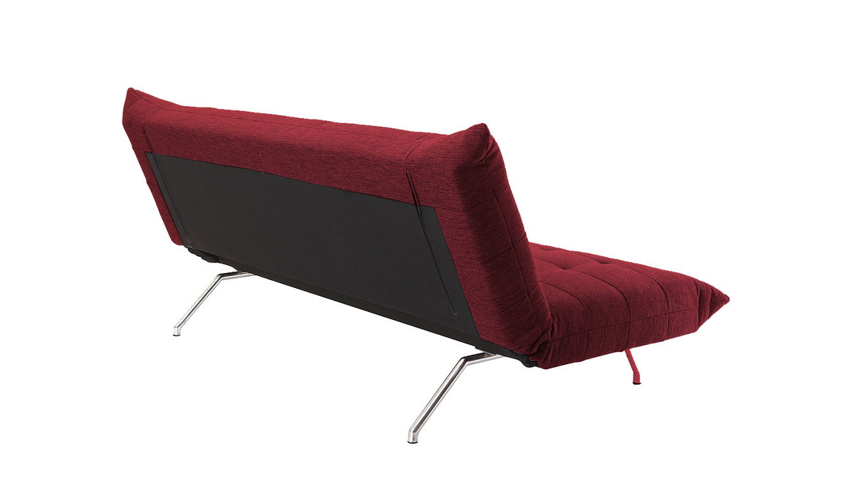 Canap convertible design rouge OVE