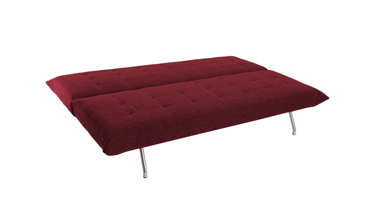 Canap convertible design rouge OVE