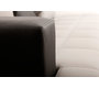Canap&eacute; d'angle design 4-5 places gris et noir (angle gauche) KINGSTON