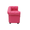 Canap&eacute; enfant 2 places framboise  -  BABY CHESTERFIELD