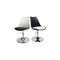 Chaise  blanc pivotante STEEVY r&eacute;glable en hauteur