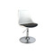 Chaise  blanc pivotante STEEVY r&eacute;glable en hauteur