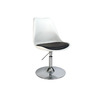 Chaise  blanc pivotante STEEVY r&eacute;glable en hauteur image pub1