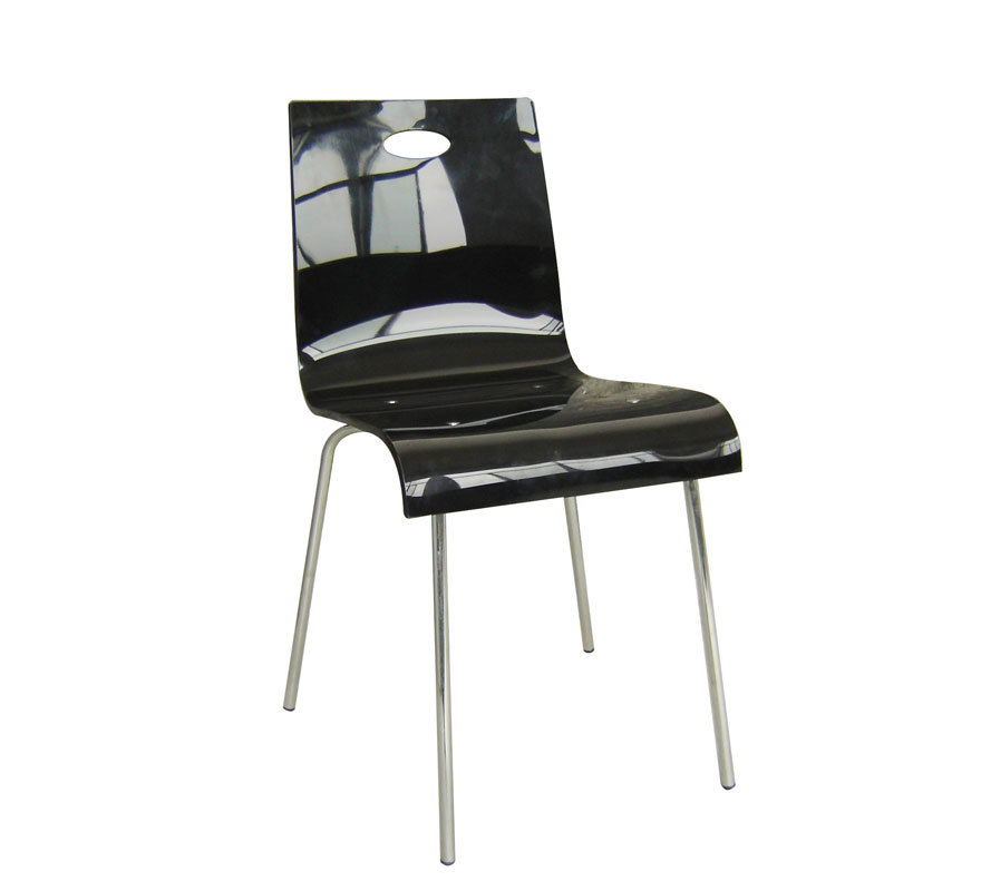 Chaise cuisine / salle &agrave; manger CINDY design noire