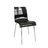 Chaise cuisine / salle &agrave; manger CINDY design noire image pub1