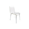 Chaise cuisine / salle &agrave; manger design CINDY transparente image pub1